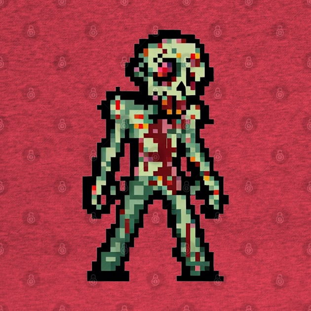 Zombie Pixel Art by AT Digital